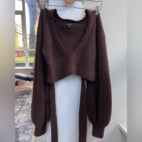 For Love & Lemons Amelia cropped sweater - Picture 3 of 8